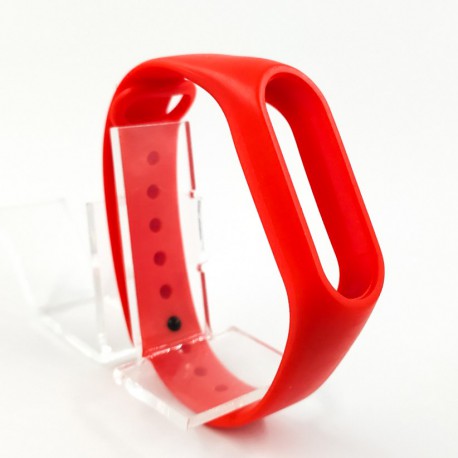 Силиконовый ремешок браслет для Mi Band 2 Red