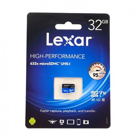 Карта памяти microSD Lexar 32 Gb 10 Class