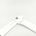 Силіконовий ремінець із софттач-покриттям Watch 42-44 мм White