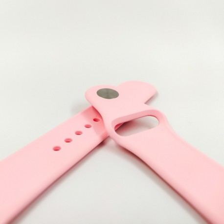 Силиконовый ремешок с софт-тач покрытием Watch 38-40мм Pink