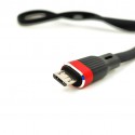 Сверхпрочный силиконовый USB кабель HOCO U72 Micro USB Black