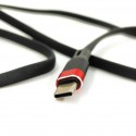 Сверхпрочный силиконовый USB кабель HOCO U72 Type-C Black