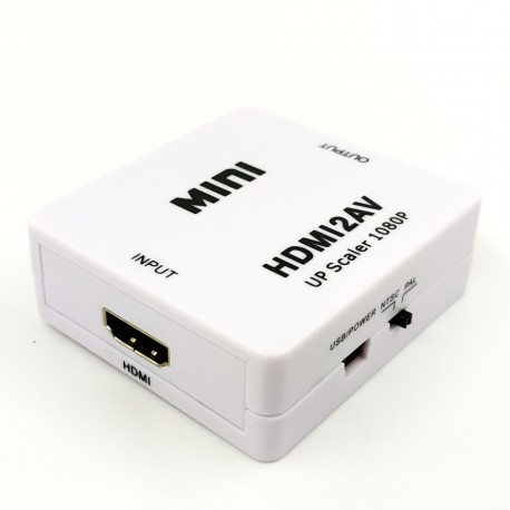 Преобразователь видеосигнала конвертер HDMI на AV (3 тюльпана)