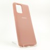 NEW SILICONE CASE Samsung A31 Matte Pink