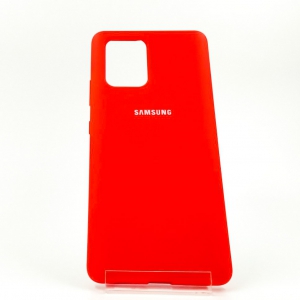 NEW SILICONE CASE Samsung A31 Red