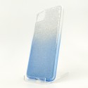 Силиконовый чехол с блёстками VAJA Huawei Y5P Blue