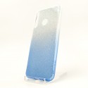 Силиконовый чехол с блёстками VAJA Huawei Y6P Blue