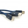 USB каб Hoco X1 (3 in 1 Type-c/7G/V8)