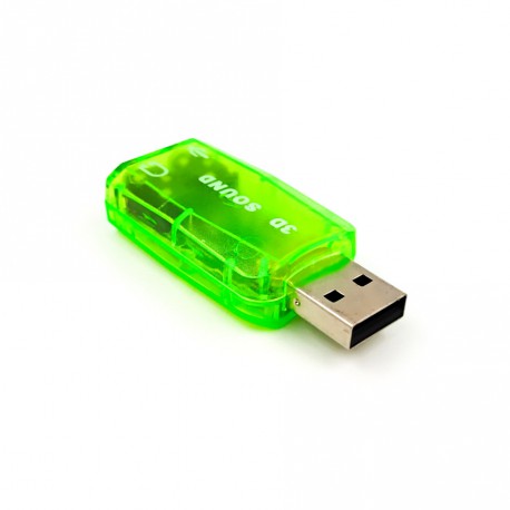 Компьютерный переходник USB звуковая карта 3D
