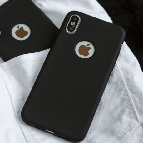 Силіконовий чохол Simin Style iPhone X/Xs Black (Чорний)