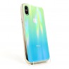 Gradient Glass Case Iphone X aquamarine