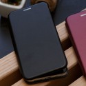 Шкіряний протиударний чохол-книжка Hoco iPhone X/Xs Black (Чорний)