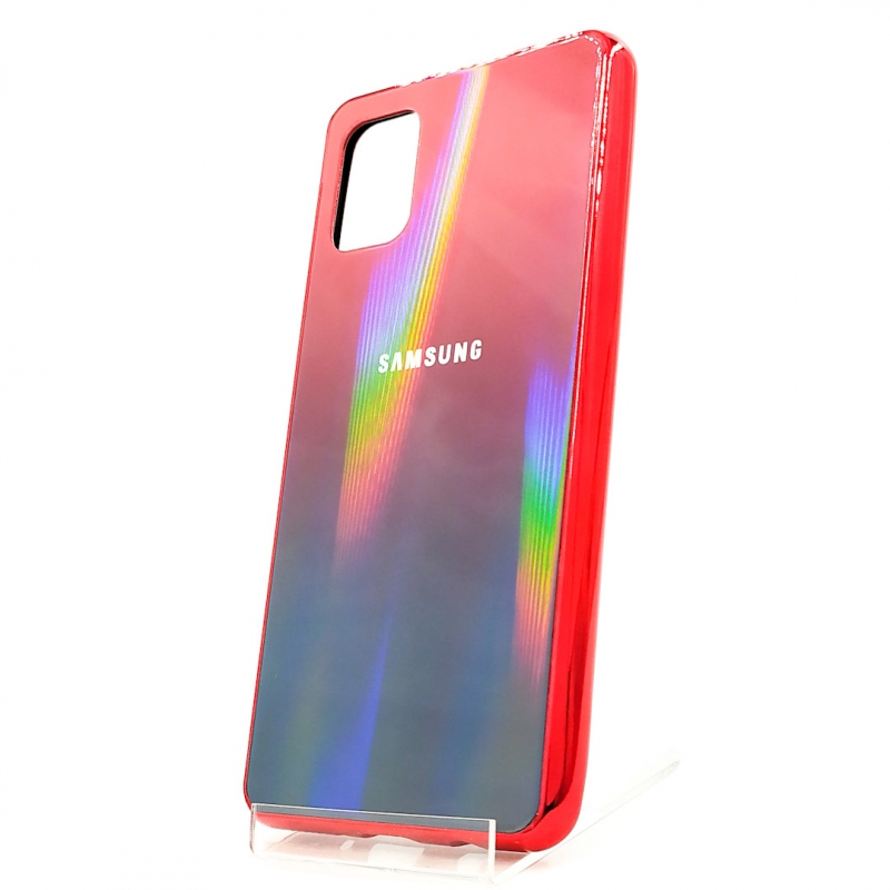 NEW Gradient Glass Case Samsung S10 Lite 2020 wine-colored