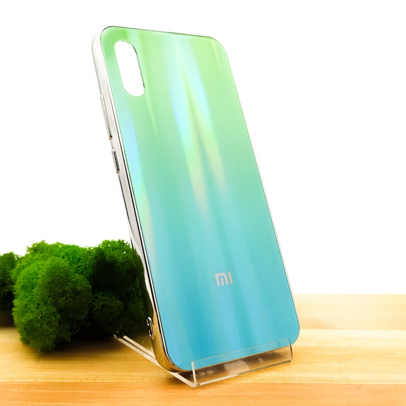 NEW Gradient Glass Case Xiaomi Redmi9a aquamarine