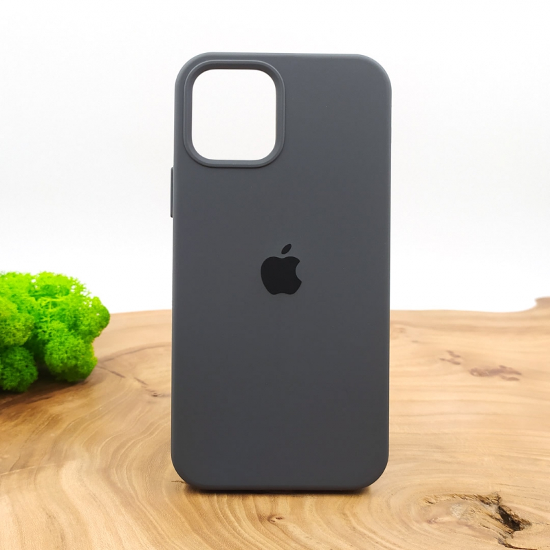 NEW SILICONE CASE IPHONE 12(6.1) Gray