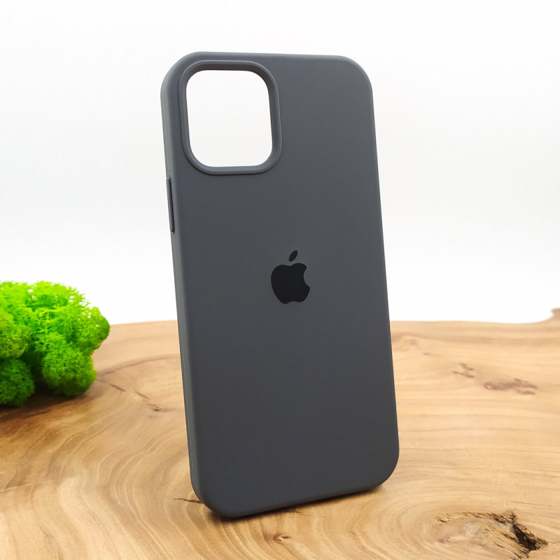 NEW SILICONE CASE IPHONE 12(6.1) Gray