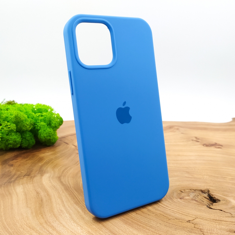 NEW SILICONE CASE IPHONE 12(6.1) Sapphire