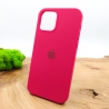 NEW SILICONE CASE IPHONE 12(6.1) Rose Red