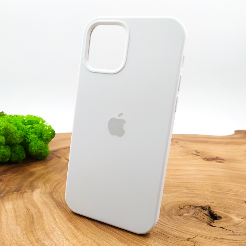 NEW SILICONE CASE IPHONE 12(6.1) White