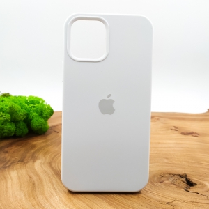 Оригінальний матовий чохол-накладка Silicone Case IPHONE 12(6.1) White