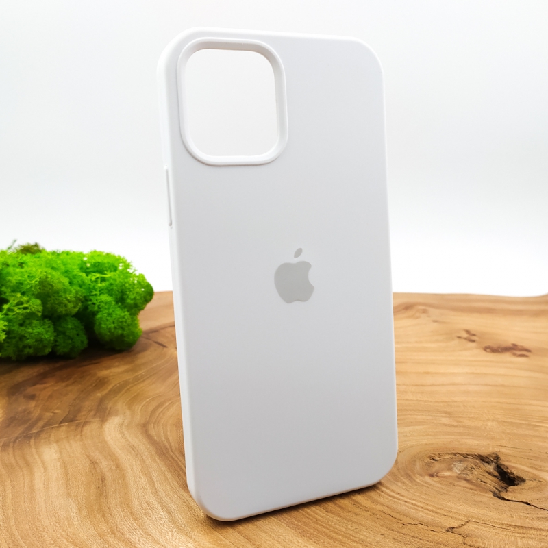 NEW SILICONE CASE IPHONE 12(6.1) White