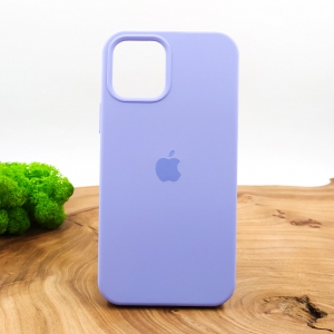 Оригинальный матовый чехол-накладка Silicone Case IPHONE 12(6.1) Light Purple