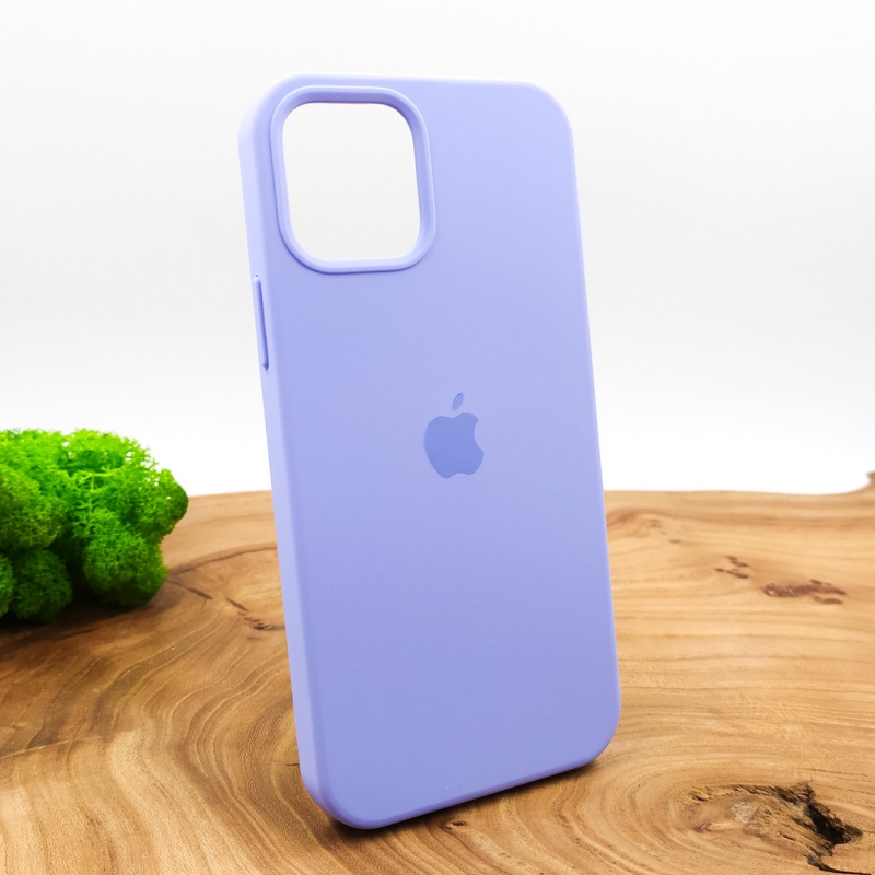 NEW SILICONE CASE IPHONE 12(6.1) Light Purple