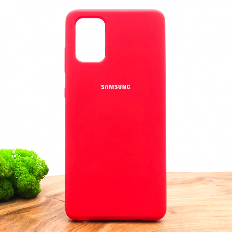 NEW Silicone case Samsung A71 Red