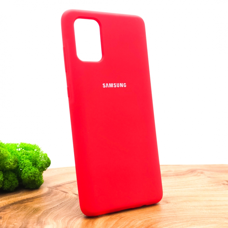 NEW Silicone case Samsung A71 Red
