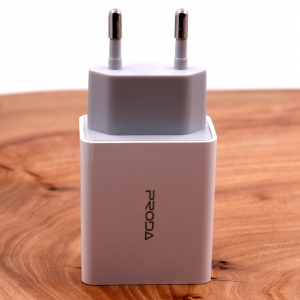 Мережевий зарядний пристрій із кабелем Apple Lightning 2 USB/2.4A Proda PD-A28
