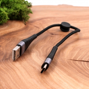 USB-кабель у нейлоновому обплетенні 0.25m Type-C Borofone BX32