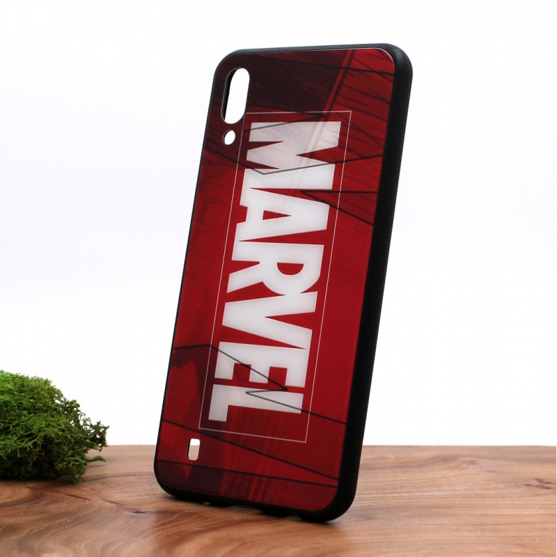 NEW Marvel Glass case Samsung M10