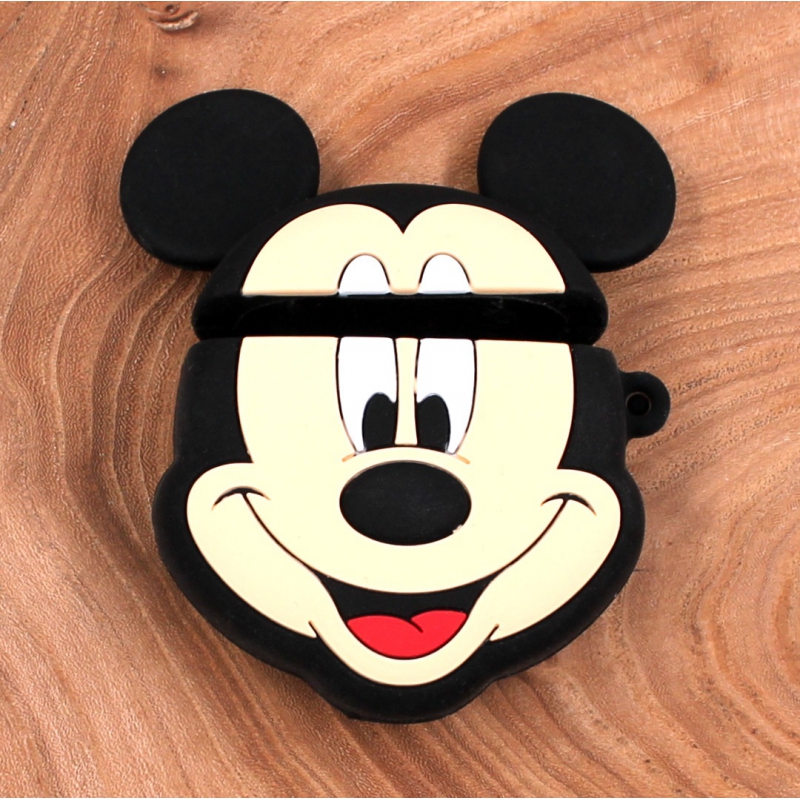 Ударопрочный силиконовый чехол для Apple AirPods Mickey Mouse