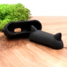 Ударопрочный силиконовый чехол для Apple AirPods Pro Toy Cat Black