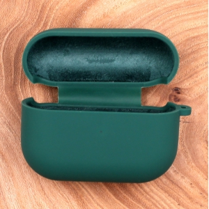 Оригинальный матовый чехол Silicone Case для AirPods Pro Original Assembly Blue Green