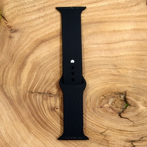 Силіконовий ремінець для Apple Watch Braided Black 42/44mm
