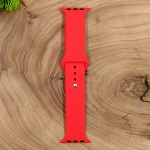 Универсальный силиконовый ремешок для Apple Watch Braided Red 42/44mm