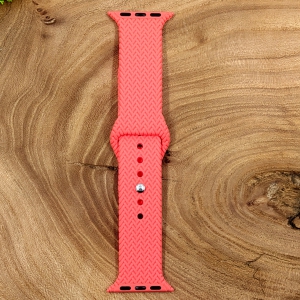 Универсальный силиконовый ремешок для Apple Watch Braided Pink 42/44mm