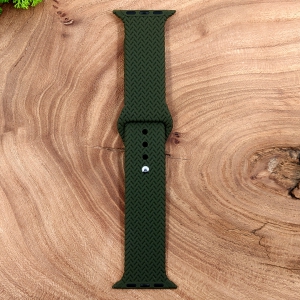 Силіконовий ремінець для Apple Watch Braided Khaki 42/44 mm