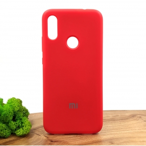 Оригинальный матовый чехол Silicone Case Xiaomi Note7 Red