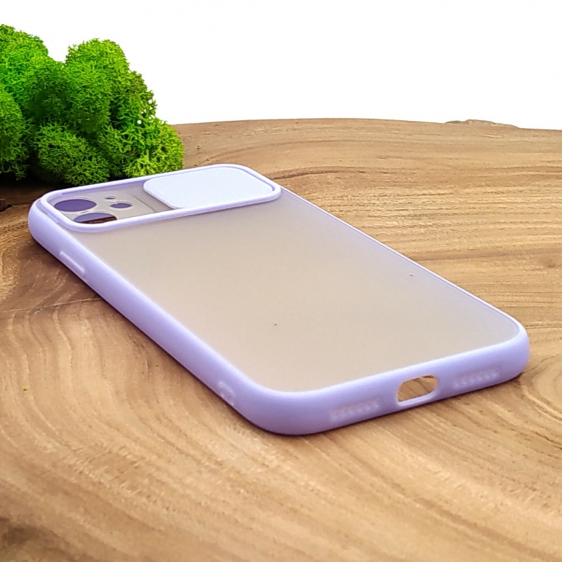 NEW HOCO Smoke case Camera Protection Iphone 11 Lilac