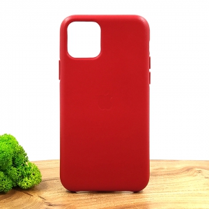 Оригінальний шкіряний чохол-накладка Molan Leather Case for Apple iPhone 11 Pro Red