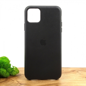 Оригінальний шкіряний чохол-накладка Molan Leather Case for Apple iPhone 11 Pro max Black