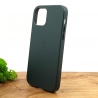 Оригинальный кожаный чехол-накладка Molan Leather Case for Apple iPhone 12 Pro Pine green