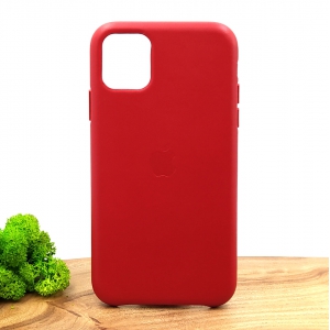 Оригінальний шкіряний чохол-накладка Molan Leather Case for Apple iPhone Iphone 11 Red