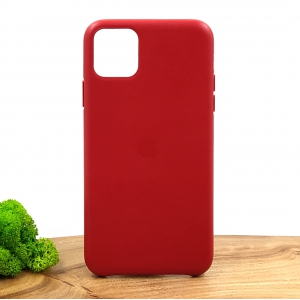Оригінальний шкіряний чохол-накладка Molan Leather Case for Apple iPhone 11 Pro max Red
