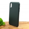 Оригинальный кожаный чехол-накладка Molan Leather Case for Apple iPhone XS Pine green