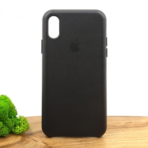 Оригинальный кожаный чехол-накладка Molan Leather Case for Apple iPhone Iphone XS Black