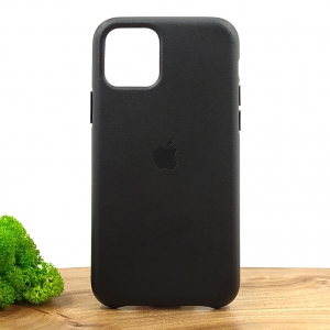 Оригинальный кожаный чехол-накладка Molan Leather Case for Apple iPhone 11 Pro Black