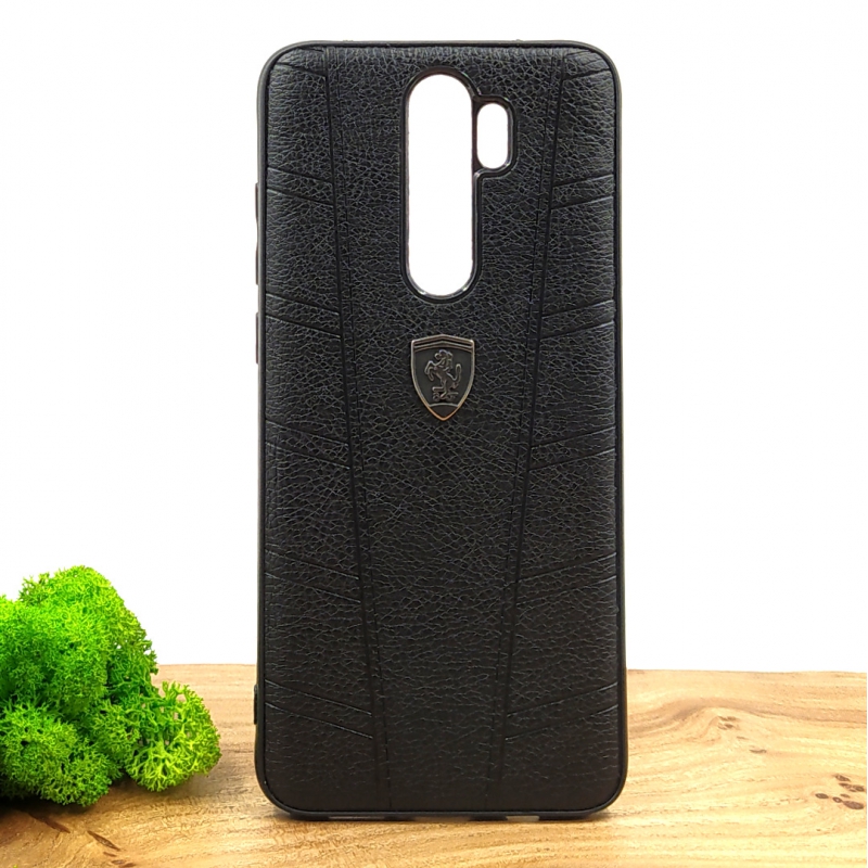 Чехол-накладка TOTU LEATHER CASE Ferrari design для Xiaomi Redmi Note8 Pro